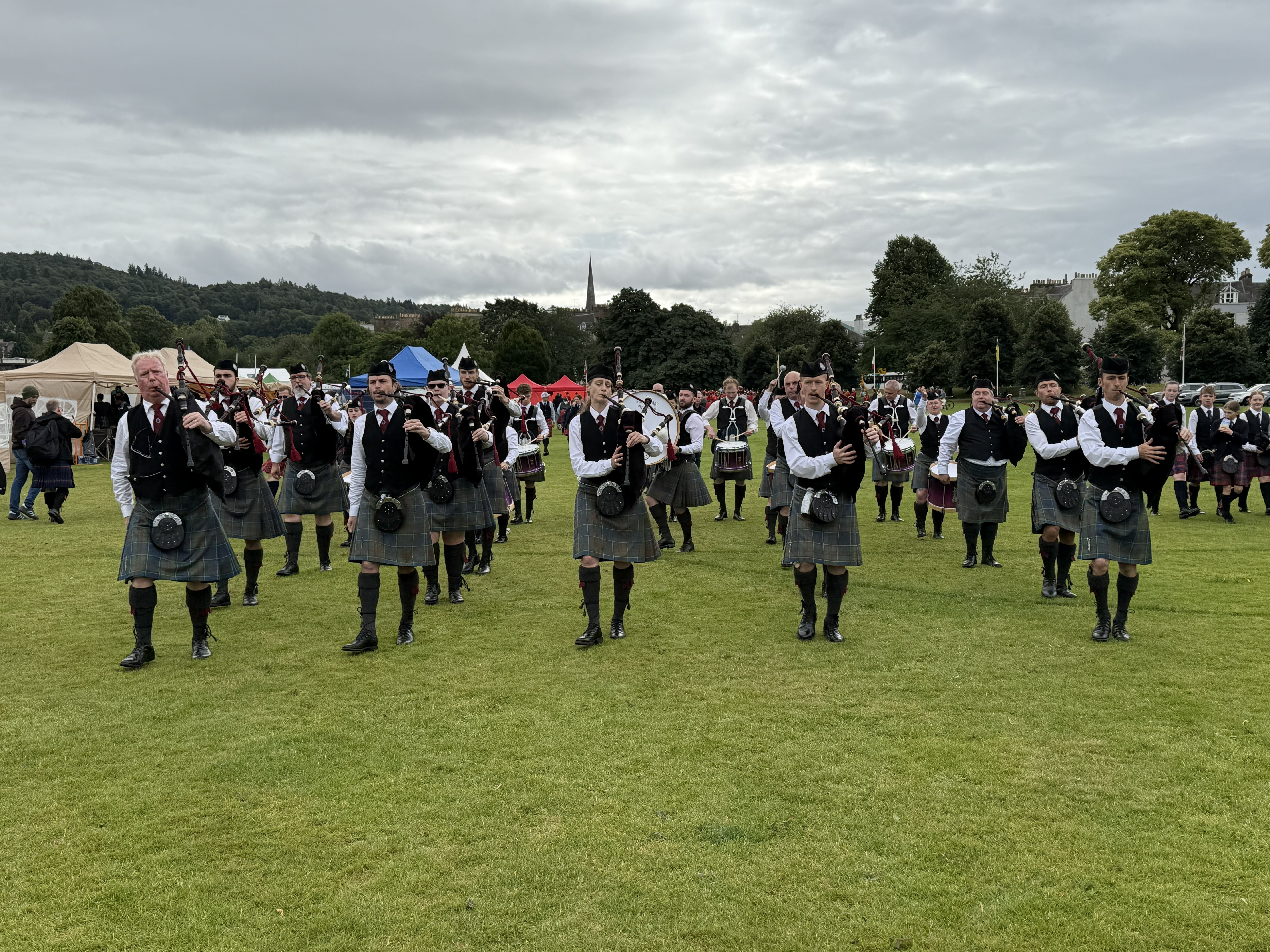 Stockbridge Pipe Band Grade 3B at the Perth Highland Games 2026